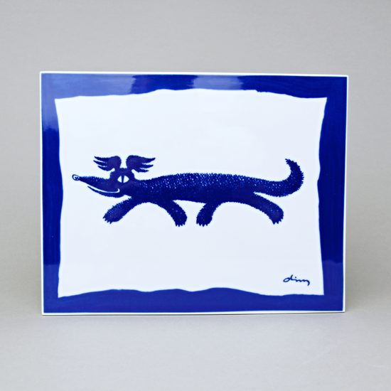 Cooking mat 20 x 25,5 cm, Doggie, Miroslav Oliva, Cesky porcelan a.s.