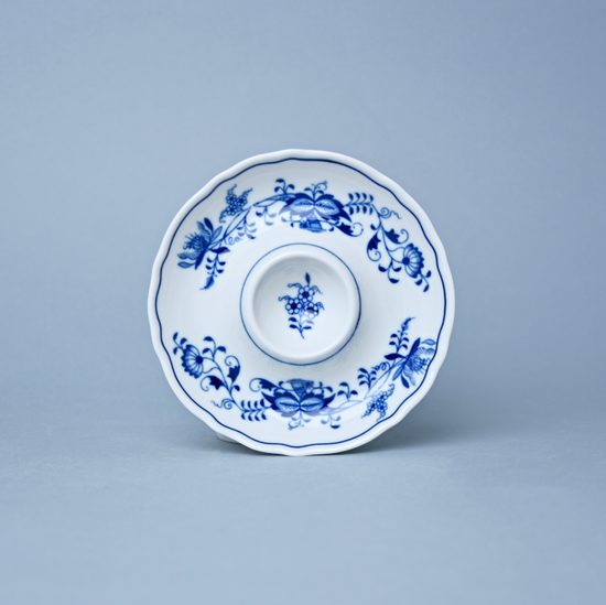 Kalíšek na vejce nízký talířek 13 cm, Cibulák, originální z Dubí