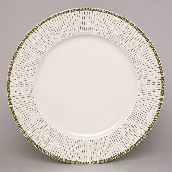 Club plate 30 cm, Thun 1794, karlovarský porcelán, Cairo 30381 ivory