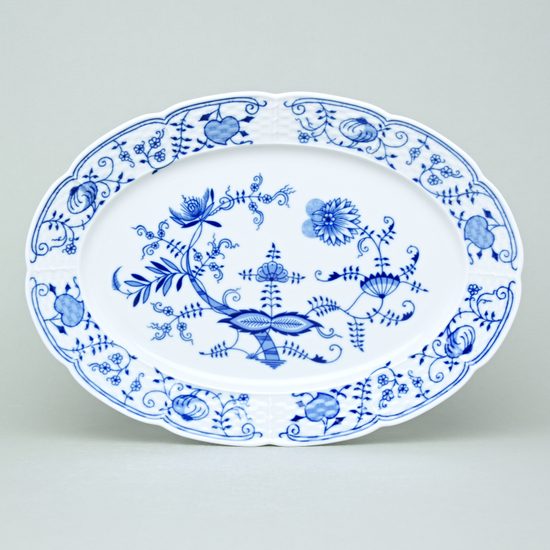 Dish oval 36 cm, Thun 1794 Carlsbad porcelain, Natalie - Onion