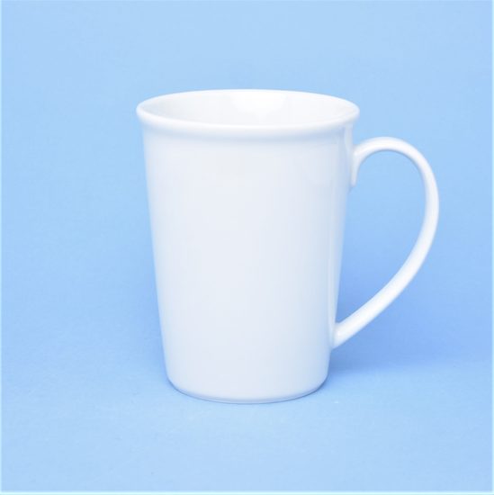 Mug Erin 12 cm 0,42 l, white, Český porcelán a.s.