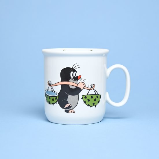 Mug "Mole and chestnuts" by Zdenek Muller 0,2 l, Thun 1794 Carlsbad porcelain