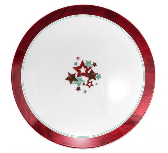 Plate deep/paste plate 23 cm, LIFE Christmas, Seltmann porcelain