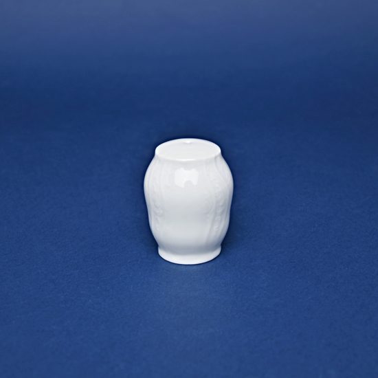 Shaker - pepper, Thun 1794 Carlsbad porcelain, BERNADOTTE white