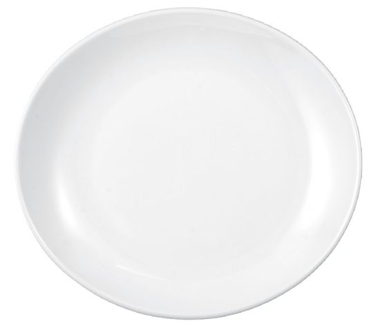 Plate oval flat 27 cm, Modern Life UNI white, Seltmann Porcelain