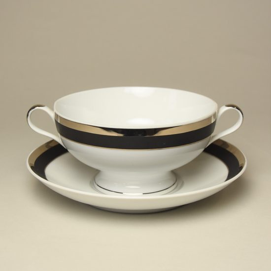 President 205: Cup 300 ml soup and saucer 17 cm, Atelier Lesov Thun