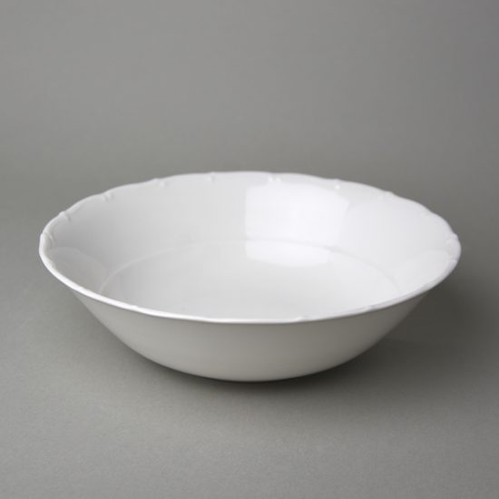 Salad bowl 23 cm, Ofélie bílá, Stará Role Moritz Zdekauer, QII