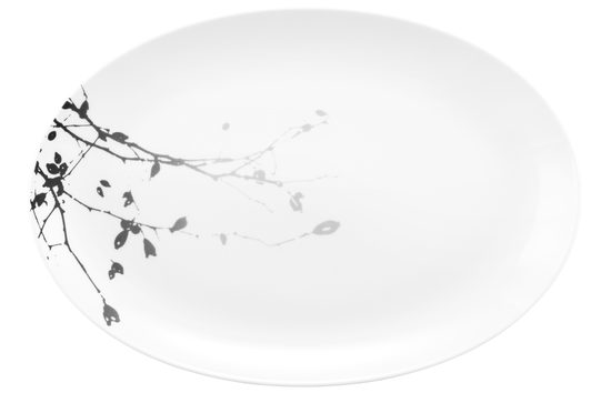 Liberty 65223: Platter oval 35 x 24 cm, Seltmann porcelain, Dark Rose Hip