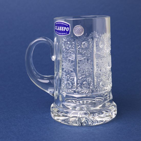 Pivní sklenice třetinka (300 ml), brus 500pk, Glasspo