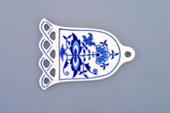 Christmas decoration - Bell 10 cm, Original Blue Onion Pattern