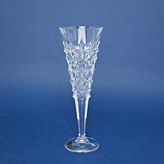 Crystal Champagne Glass GLACIER, 200 ml, Glassworks Jihlava Bohemia 1845