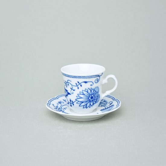 Cup Espresso 90 ml + saucer 110 mm, Thun 1794 Carlsbad porcelain, Natalie Blue Onion