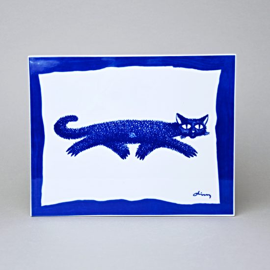 Cooking mat 20 x 25,5 cm, Kitty, Miroslav Oliva, Cesky porcelan a.s.