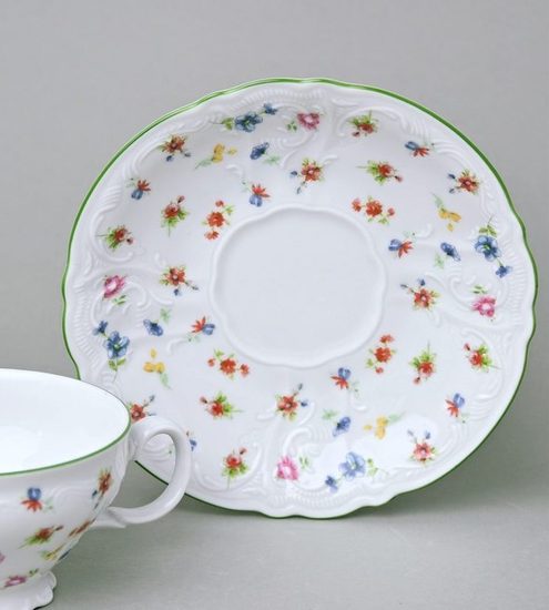 Podšálek 15,5 cm, Thun 1794, karlovarský porcelán, BERNADOTTE 7570a57