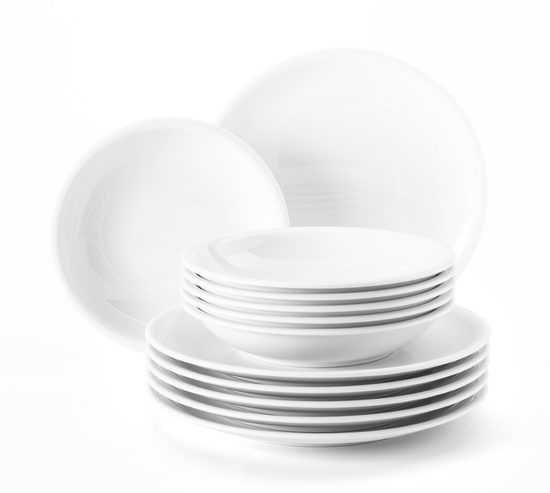 Dinner set (12pcs), Compact 00007, Seltmann Porcelain