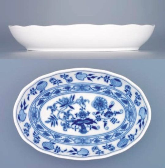 Dish oval 23 cm, Original Blue Onion pattern (QII)