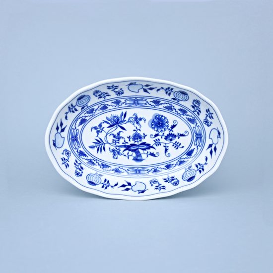 Oval salad dish 23 cm, Original Blue Onion Pattern