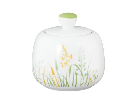 Liberty green grass: Sugar bowl 260 ml, Seltmann porcelain