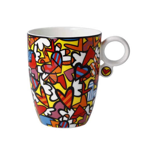 Mug Romero Britto - All We Need is Love, 0,4 l, Fine Bone China, Goebel