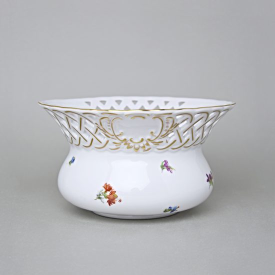 Květináč prolamovaný, výš. 11 cm, rakouská házenka, Český porcelán a.s.