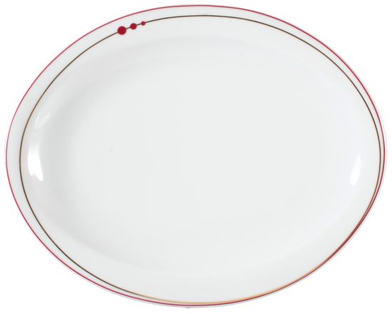 Talíř dezertní 25 x 20 cm, Mirage 22539, Porcelán Seltmann
