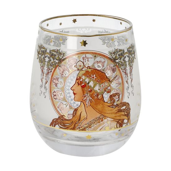 Wind light Alphonse Mucha - Zodiak, 8.5 / 8.5 / 9.5 cm, Glass, Goebel