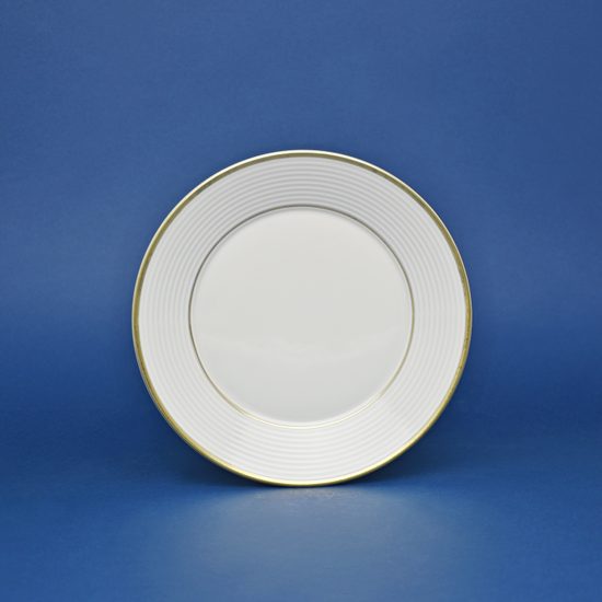 Lea ivory zlato: Talíř dezertní 19 cm, Thun karlovarský porcelán