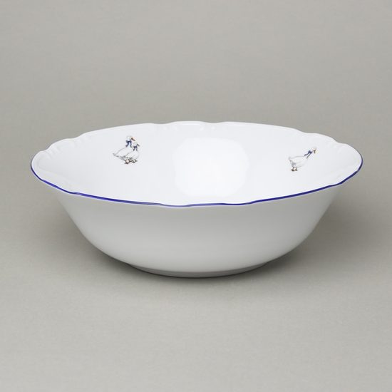 Constance Goose, Bowl 25 cm, Thun 1794, karlovarský porcelán