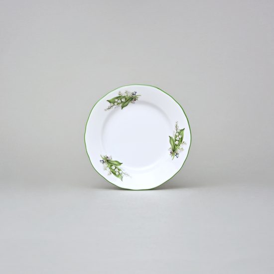 Plate dessert 13 cm, Lily-of-the-valley, Cesky porcelan a.s.