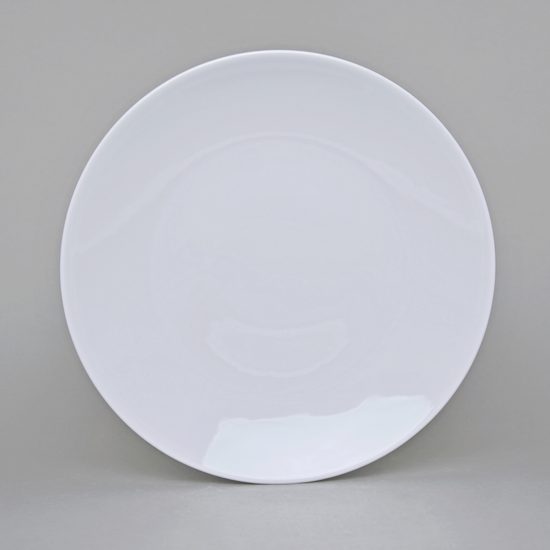 Plate dining 24 cm, Coups white, Thun 1794 Carlsbad porcelain