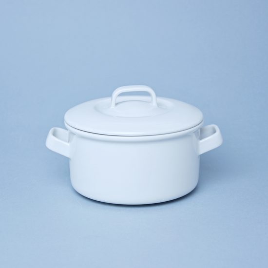 Soup cup 500 ml with handles and lid, G. Benedikt 1882