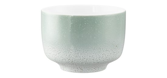 Šálek na mléko / latté 350 ml / polévku BEZ OUŠKA, Sento AURA home - máta, porcelán Seltmann