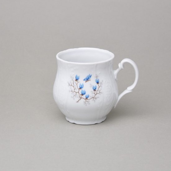 Hrnek Jonáš 310 ml, Thun 1794, karlovarský porcelán, BERNADOTTE motýli