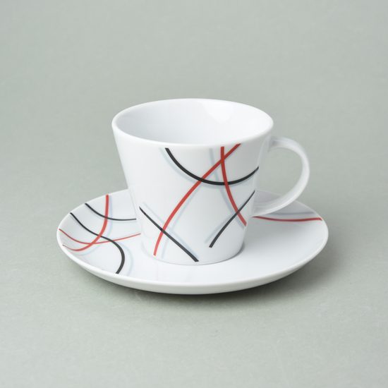 TOM 30055: Cup 220 ml + saucer 160 mm, Thun 1794, karlovarský porcelán