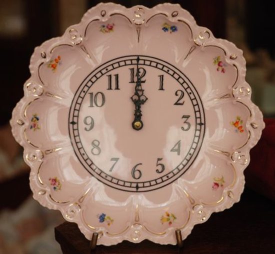 Clock wall 25 cm, Lenka 247, Rose China