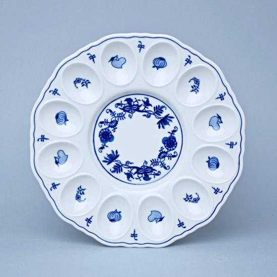 Podnos párty na vejce 24,3 cm, Cibulák, originální z Dubí