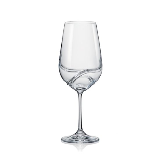 Turbulence 550 ml, red wine glass, 1 pcs., Bohemia Crystalex