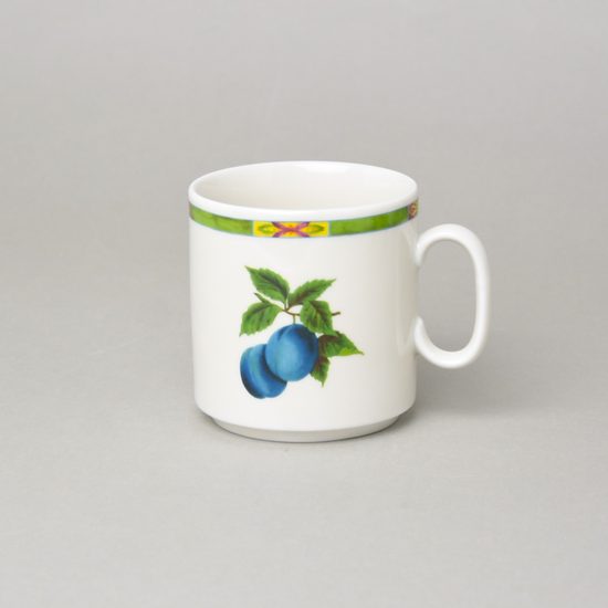 Hrnek Lucas 0,27 l, ovoce + ivory, Český porcelán a.s.