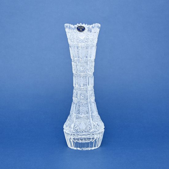 Křišťálová váza broušená, 500PK, 280 mm, Crystal BOHEMIA