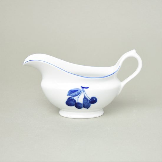 Sauce boat 0,3 l, Český porcelán a.s., blue cherry