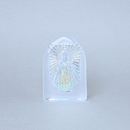 Paperweight/plaque JESUS, Glassworks Janov