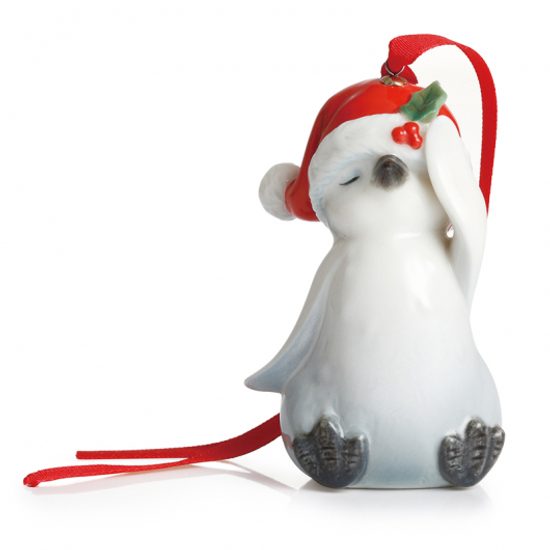 Vánoční tučňák 8 cm, Porcelán FRANZ