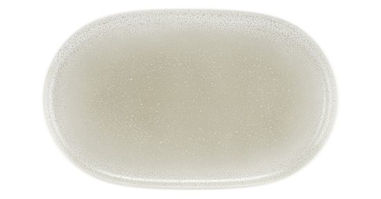 Dish oval flat 33 x 20 cm, Sento AURA home - cream, Seltmann porcelain