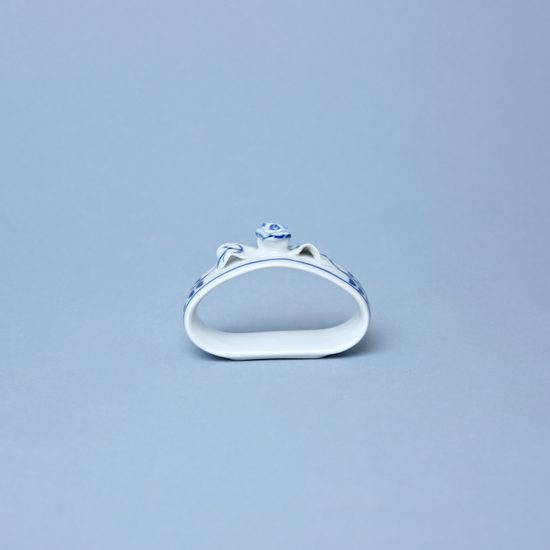 Napkin ring with rose 7 cm, Original Blue Onion Pattern