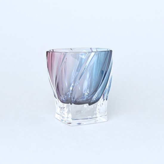 PONTI - Duha (fialovo-šedo-modrá), Sklenice na whisky, 320 ml, Bohemia Treasury