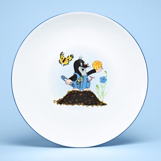 Children plate 20 cm "Mole and Hole", Thun 1794 Carlsbad porcelain