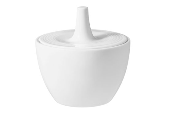 Sugar Bowl 0,27 l, Beat white, Seltmann Porcelain