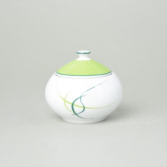 Cukřenka 200 ml, Thun 1794, karlovarský porcelán, OPÁL tráva