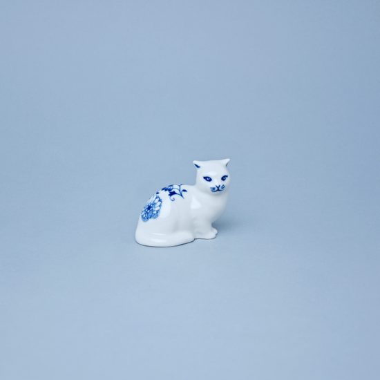 Kočka sedící 6,6 cm, Cibulák, originální z Dubí