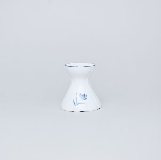 Candle holder 6,5 cm, Thun 1794 Carlsbad porcelain, BERNADOTTE blue flower